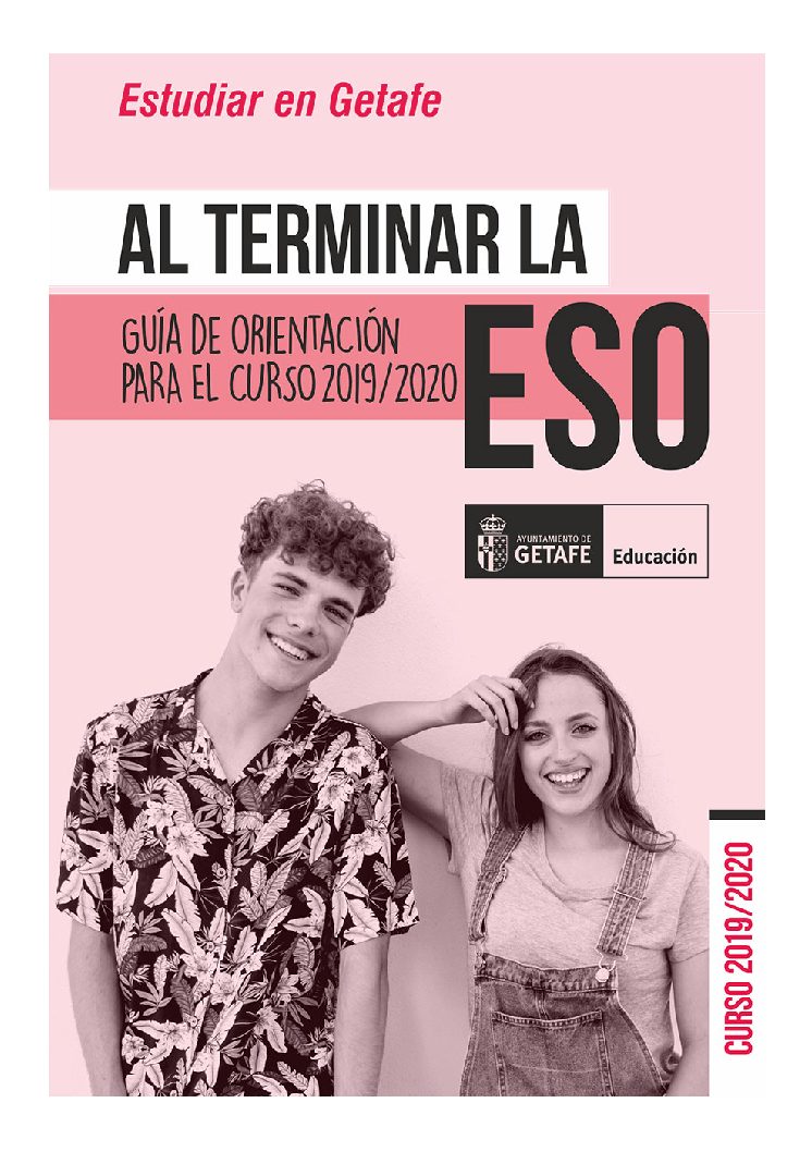 “Al Terminar la ESO”.Guía de Orientación para el Curso 2019/20