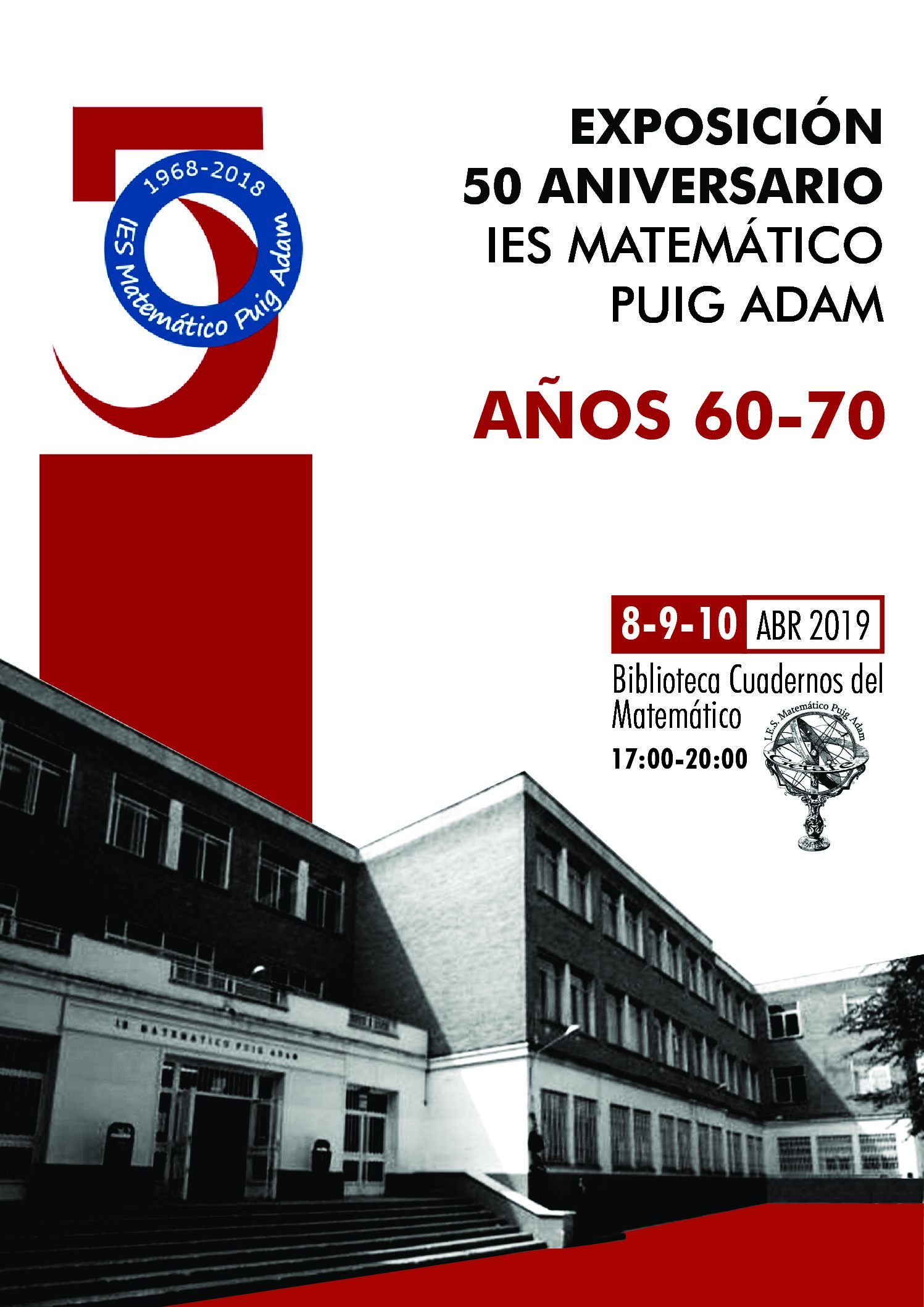 Exposición 50 aniversario IES Matemático Puig Adam